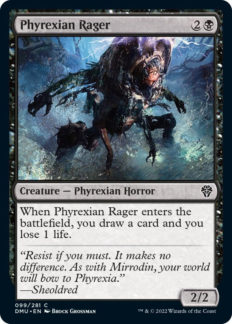 Phyrexian Rager (99) (DMU)