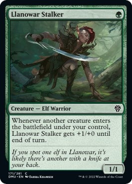 Llanowar Stalker (171) (DMU) Japanese