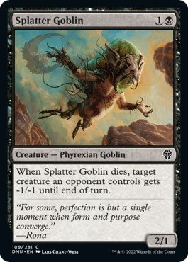 Splatter Goblin (109) (DMU)