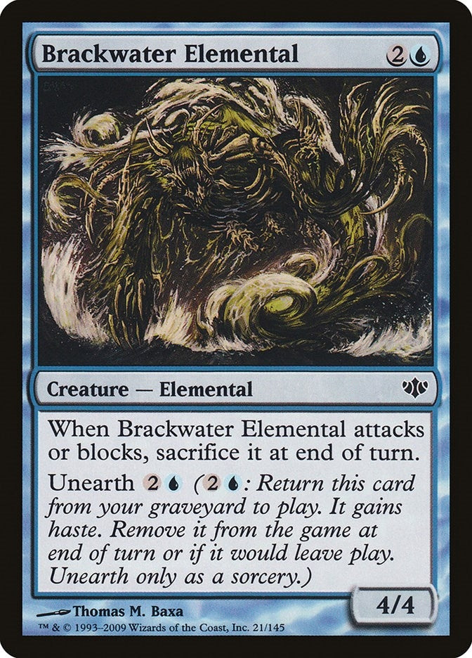Image for Brackwater Elemental (21) (CON) - Magic: The Gathering