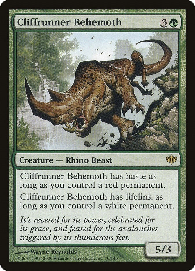 Image for Cliffrunner Behemoth (79) (CON) - Magic: The Gathering