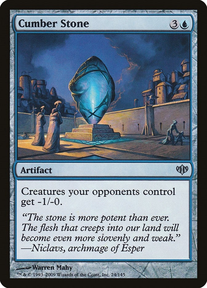 Image for Cumber Stone (24) (CON) - Magic: The Gathering