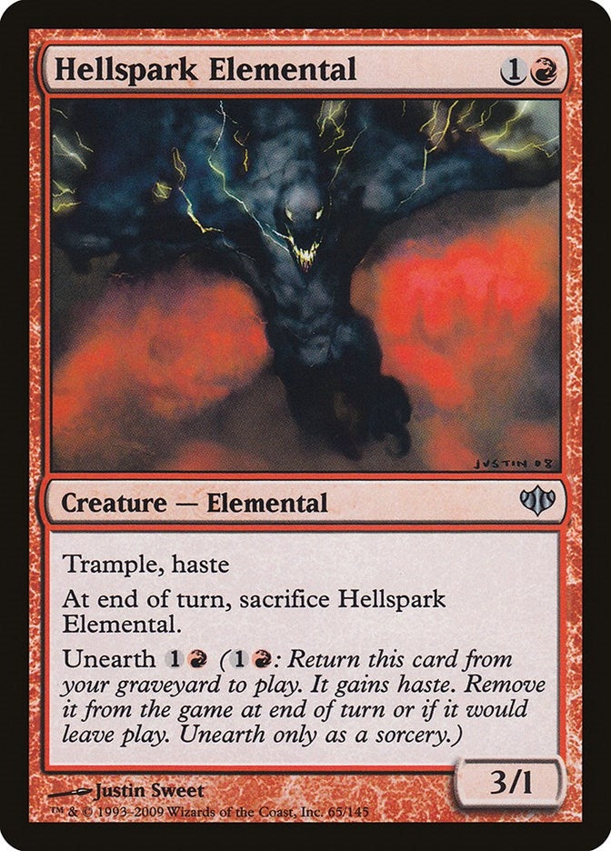 Hellspark Elemental (65) (CON) Japanese