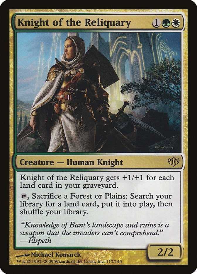 Image for Knight of the Reliquary (113) (CON) - Magic: The Gathering