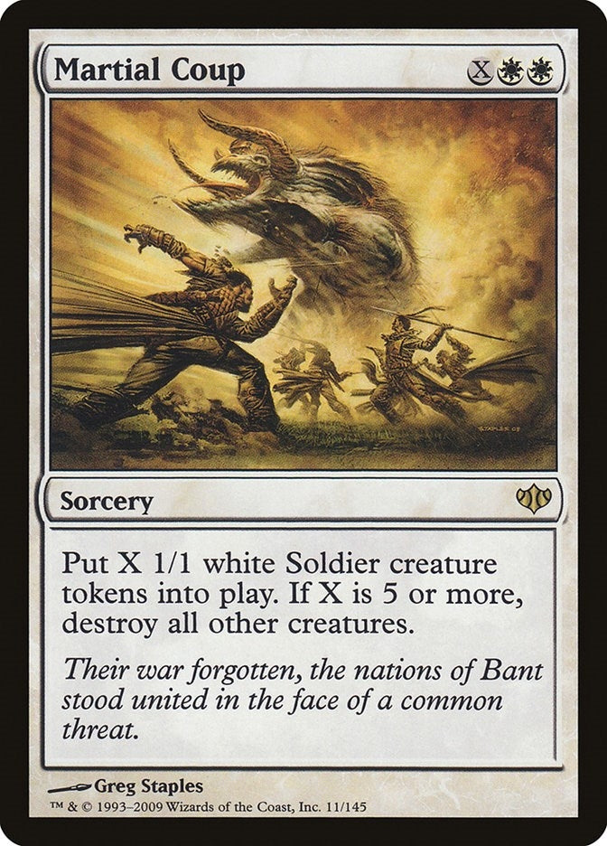 Image for Martial Coup (11) (CON) - Magic: The Gathering