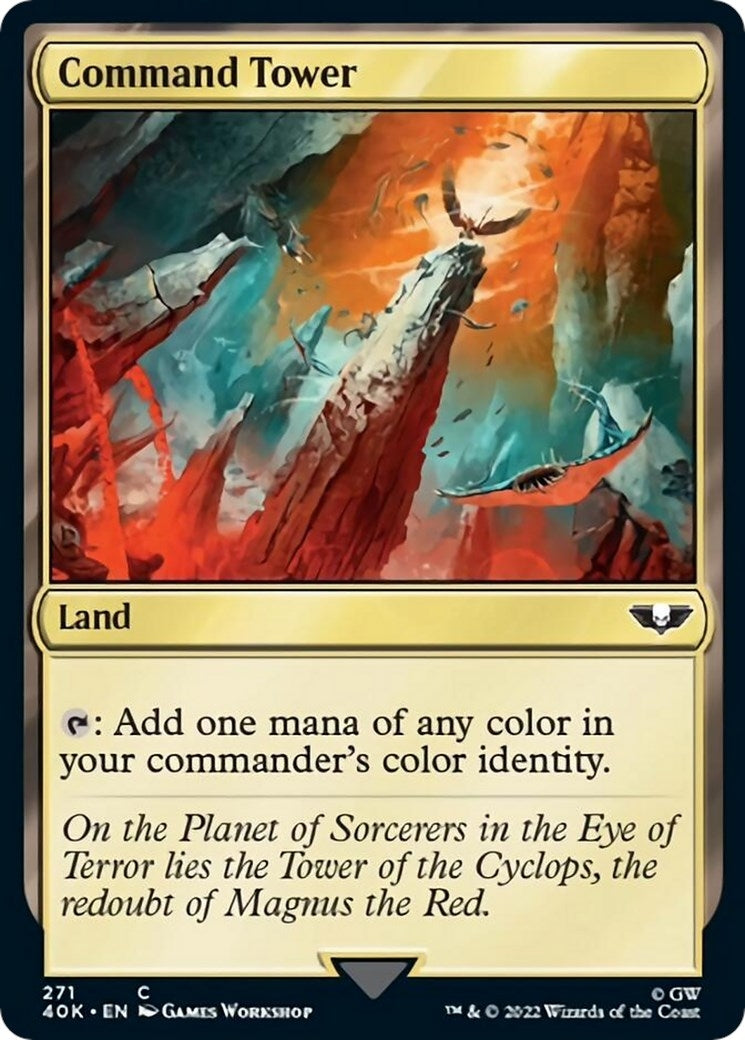 Image for Command Tower (271) (Surge Foil) (271) (40K) - Magic: The Gathering
