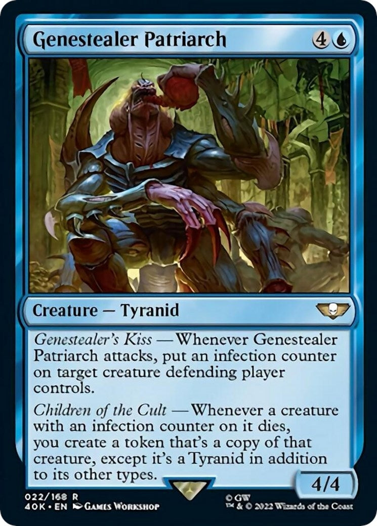 Image for Genestealer Patriarch (Surge Foil) (22) (40K) - Magic: The Gathering