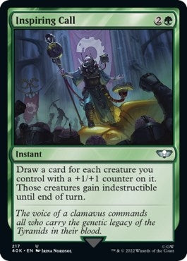 Image for Inspiring Call (Surge Foil) (217) (40K) - Magic: The Gathering