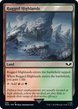Image for Rugged Highlands (292) (40K) - Magic: The Gathering