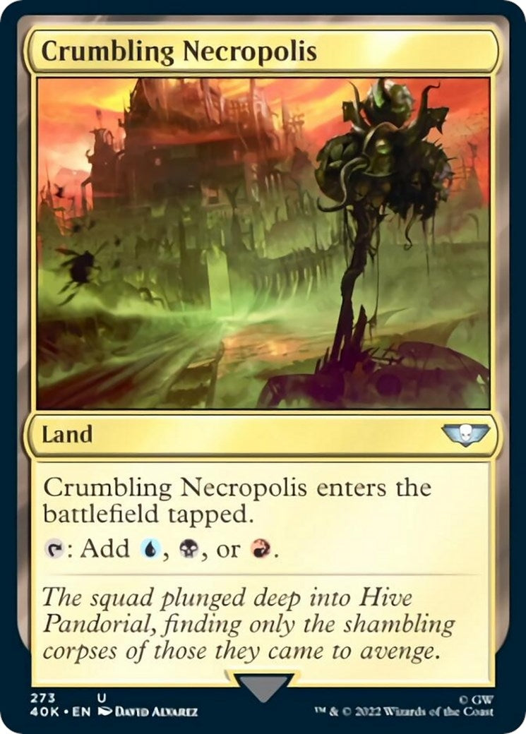 Image for Crumbling Necropolis (Surge Foil) (273) (40K) - Magic: The Gathering