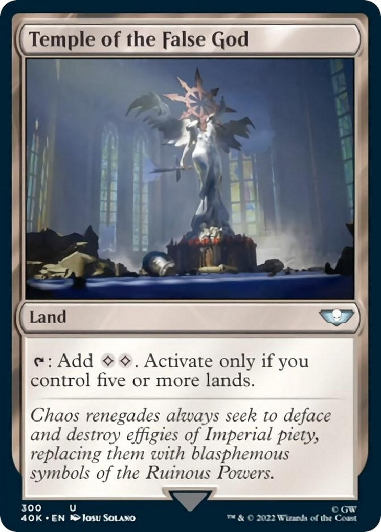 Image for Temple of the False God (Surge Foil) (300) (40K) - Magic: The Gathering