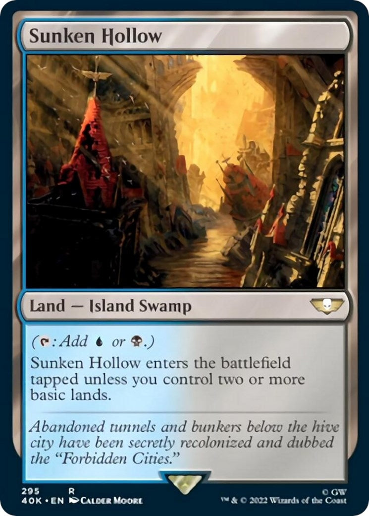 Image for Sunken Hollow (Surge Foil) (295) (40K) - Magic: The Gathering