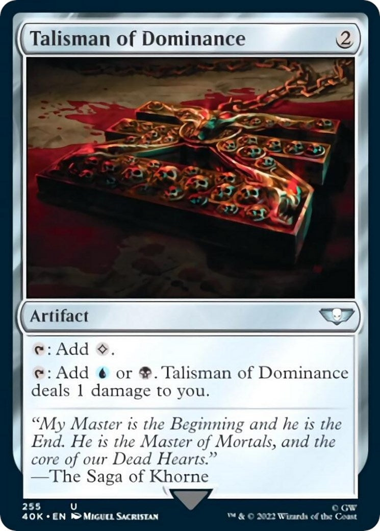 Image for Talisman of Dominance (255) (Surge Foil) (255) (40K) - Magic: The Gathering