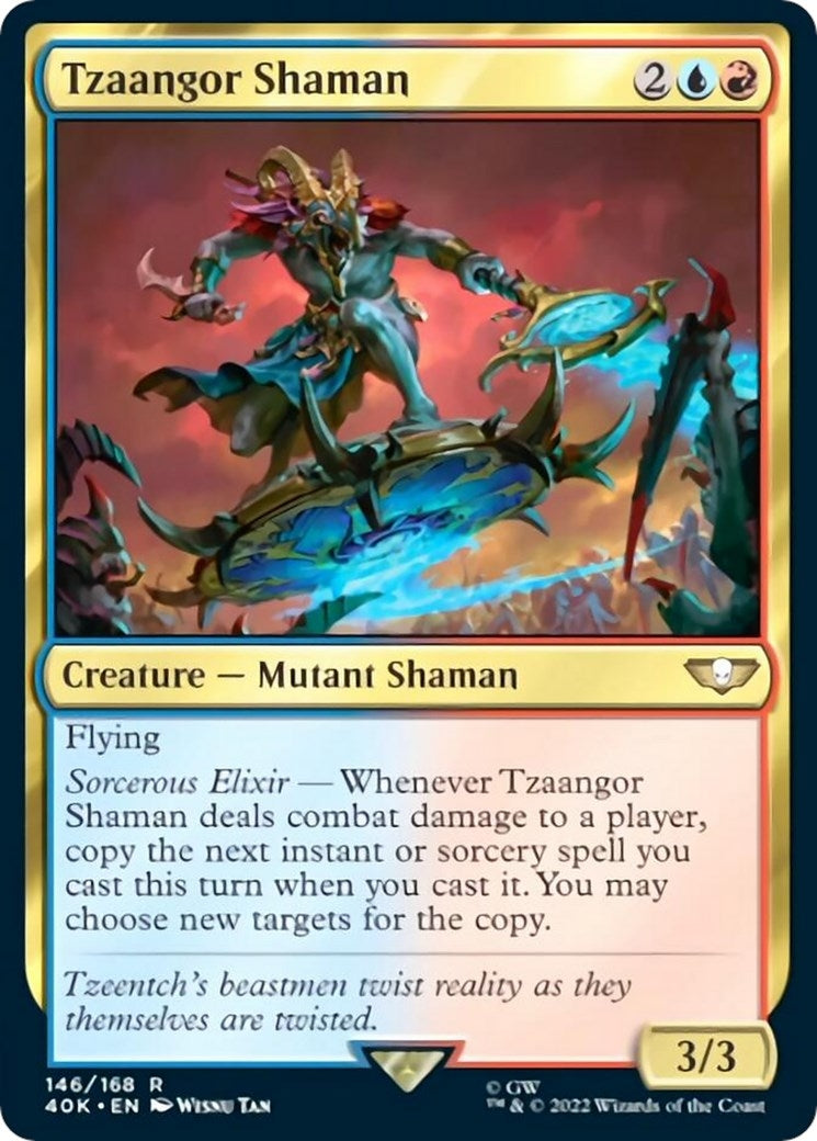 Image for Tzaangor Shaman (146) (40K) - Magic: The Gathering