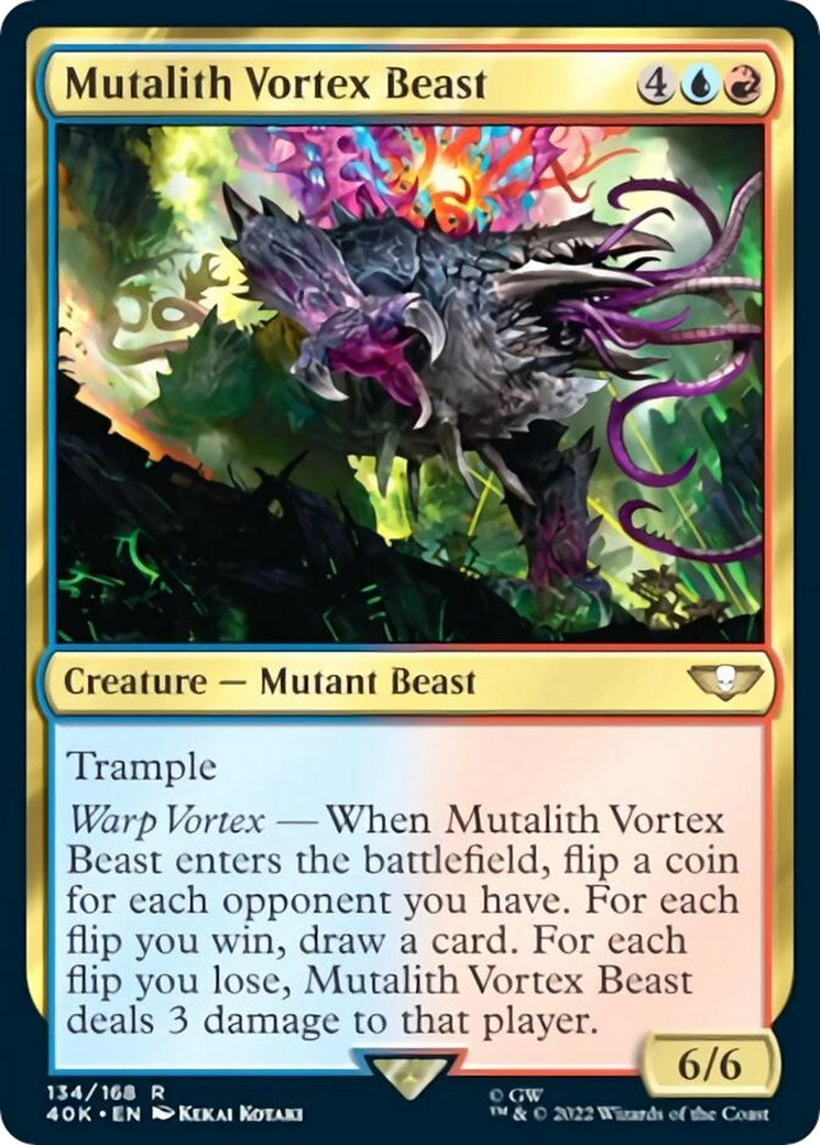 Image for Mutalith Vortex Beast (134) (40K) - Magic: The Gathering