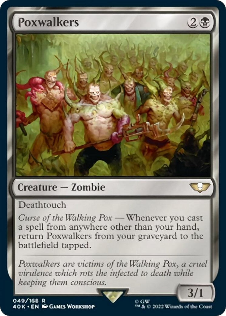 Image for Poxwalkers (Surge Foil) (49) (40K) - Magic: The Gathering