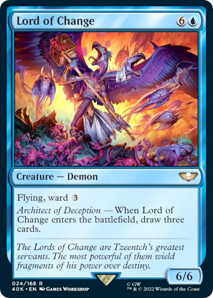Image for Lord of Change (Surge Foil) (24) (40K) - Magic: The Gathering
