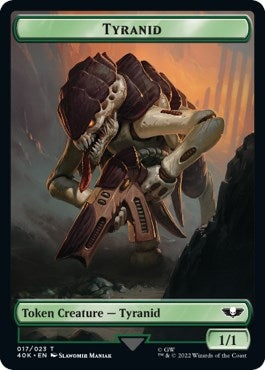Image for Tyranid (017) // Tyranid Gargoyle Double-Sided Token (17 // 9) (40K) - Magic: The Gathering