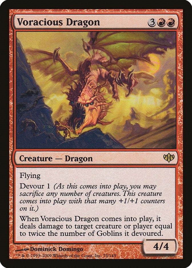 Image for Voracious Dragon (75) (CON) - Magic: The Gathering