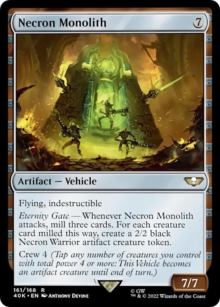 Image for Necron Monolith (161) (40K) - Magic: The Gathering