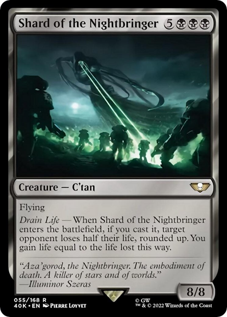 Image for Shard of the Nightbringer (Surge Foil) (55) (40K) - Magic: The Gathering