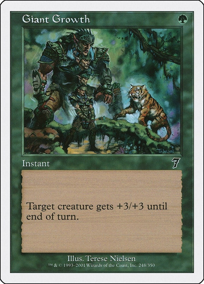 Giant Growth (248) (7ED) Japanese
