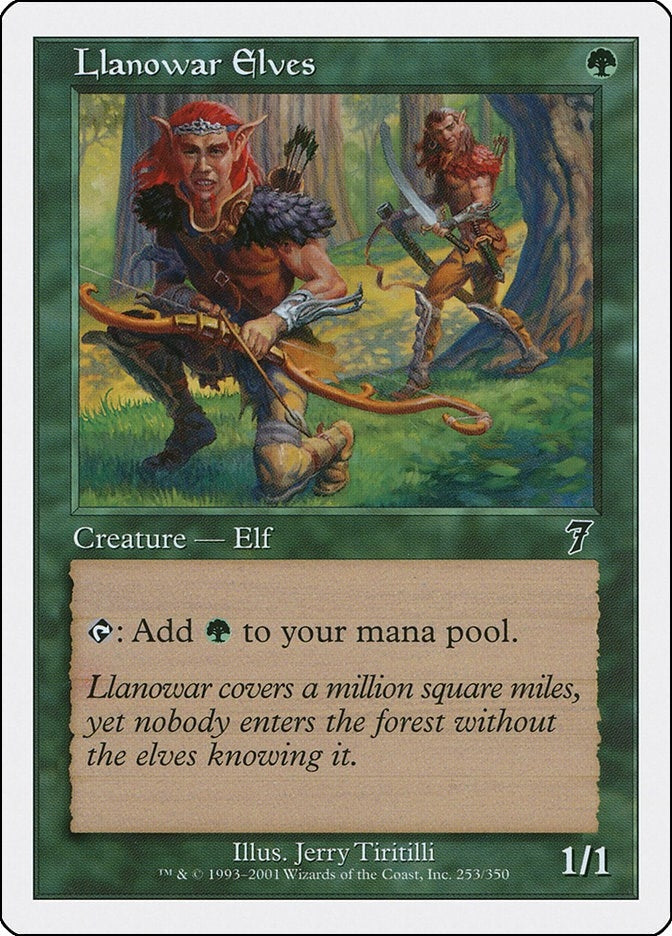Llanowar Elves (253) (7ED) French