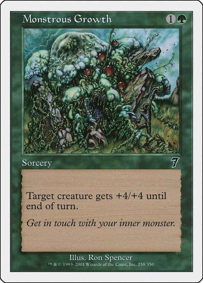 Monstrous Growth (258) (7ED) Japanese