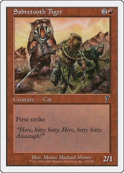 Sabretooth Tiger (215) (7ED)