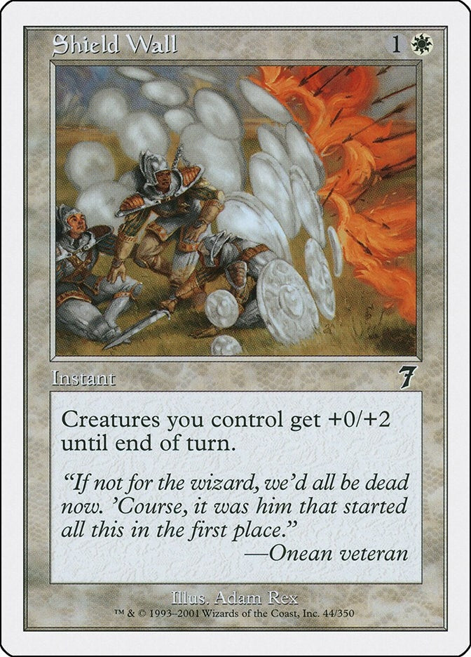Shield Wall (44) (7ED) Japanese