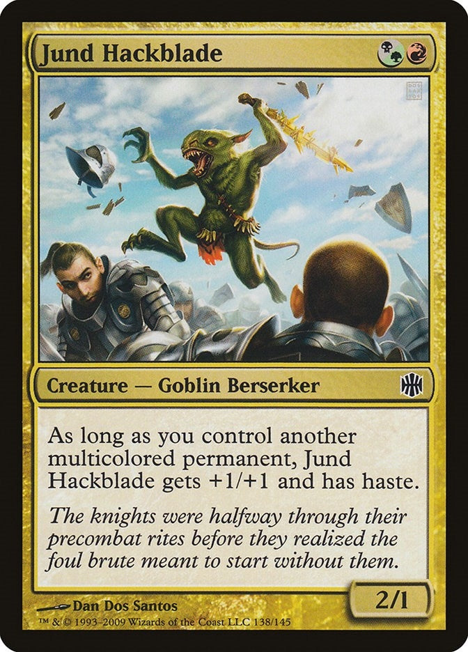 Image for Jund Hackblade (138) (ARB) - Magic: The Gathering