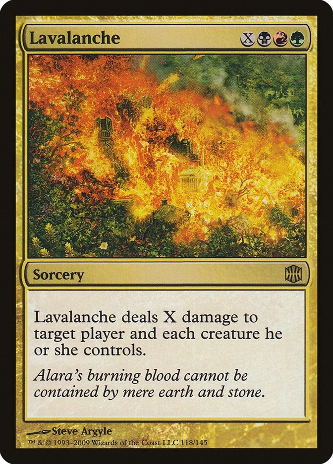 Image for Lavalanche (118) (ARB) - Magic: The Gathering