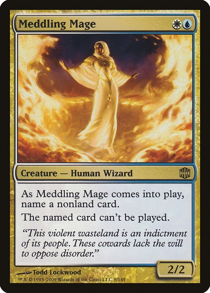 Image for Meddling Mage (8) (ARB) - Magic: The Gathering