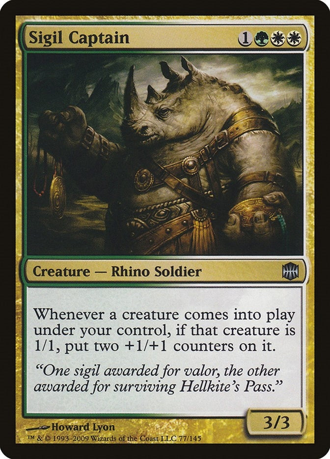Image for Sigil Captain (77) (ARB) - Magic: The Gathering