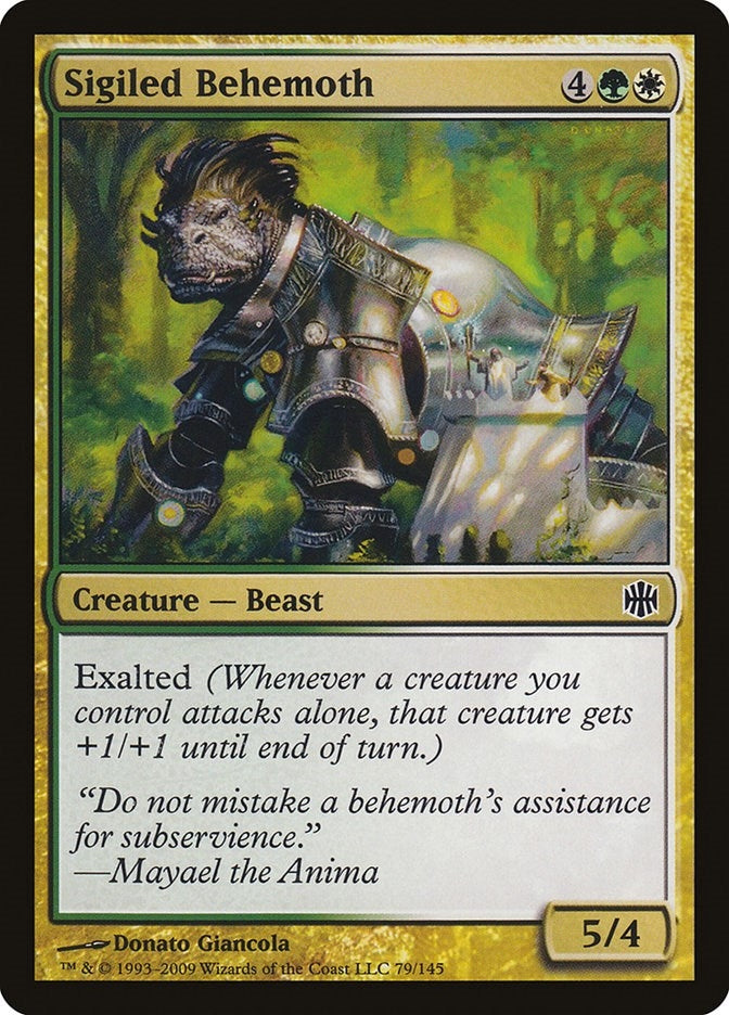 Image for Sigiled Behemoth (79) (ARB) - Magic: The Gathering