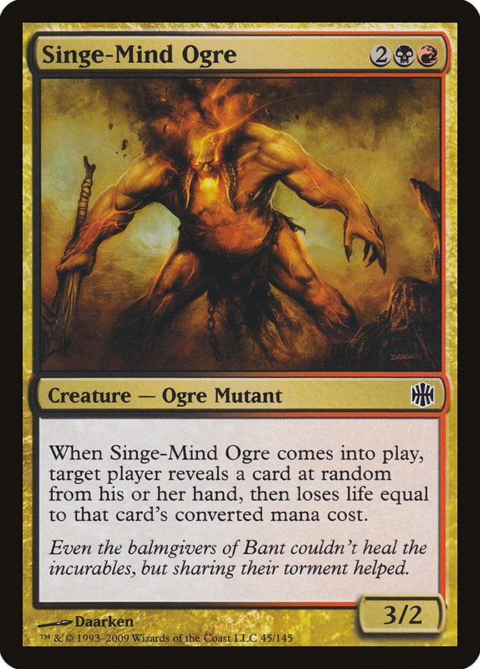 Image for Singe-Mind Ogre (45) (ARB) - Magic: The Gathering