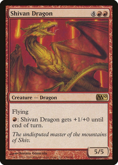 Shivan Dragon (156) (M10)