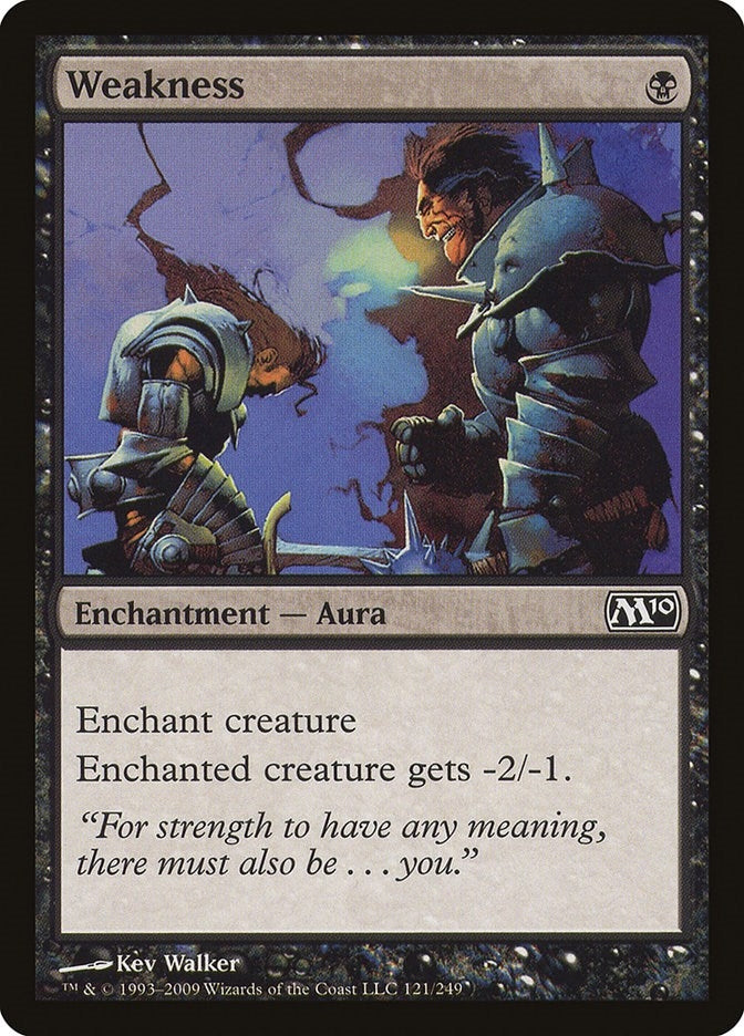 Weakness (121) (M10)
