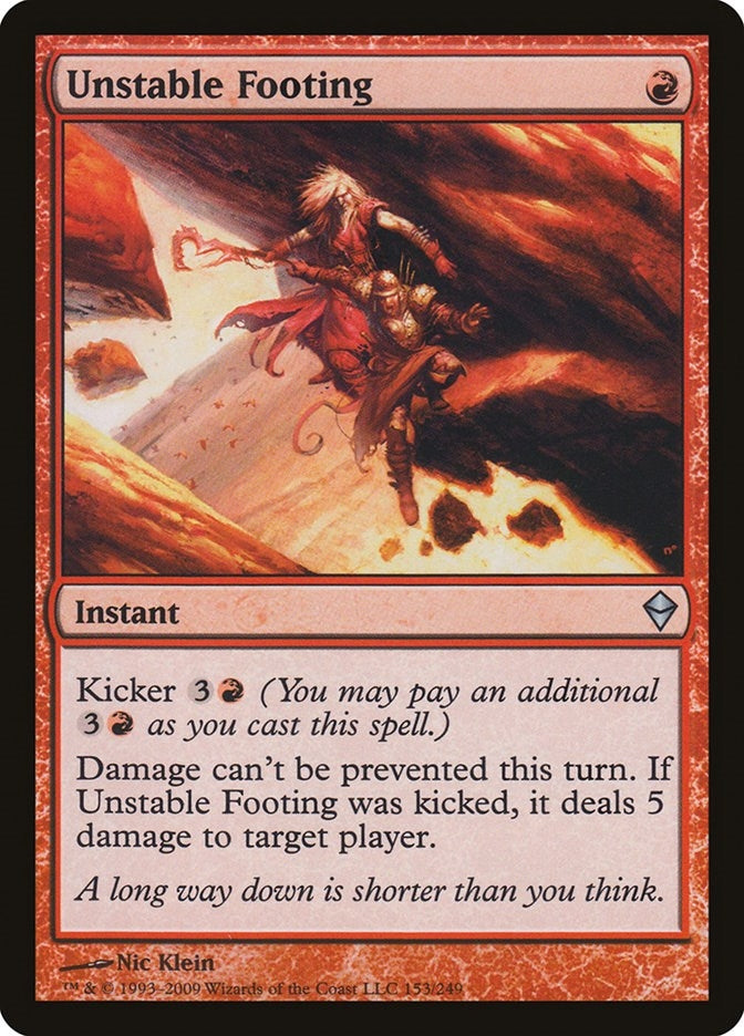 Unstable Footing (153) (ZEN)