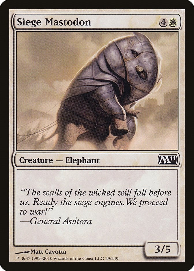 Siege Mastodon (29) (M11)