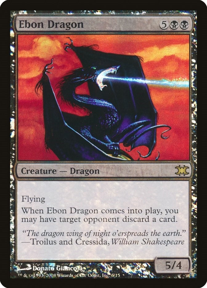 Image for Ebon Dragon (6) (DRB) - Magic: The Gathering