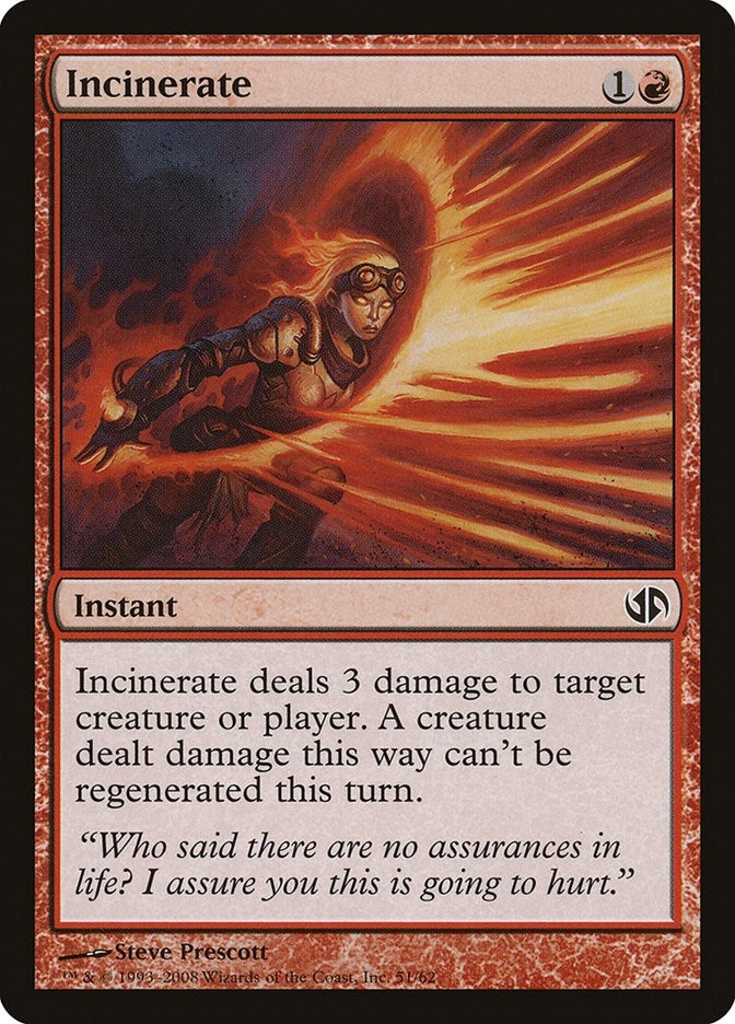 Image for Incinerate (51) (DD2) - Magic: The Gathering
