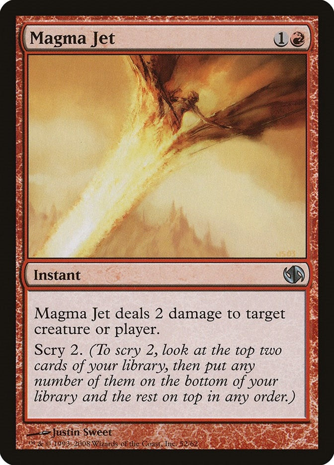 Image for Magma Jet (52) (DD2) - Magic: The Gathering