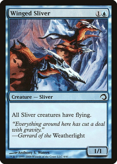 Winged Sliver (4) (PDS)