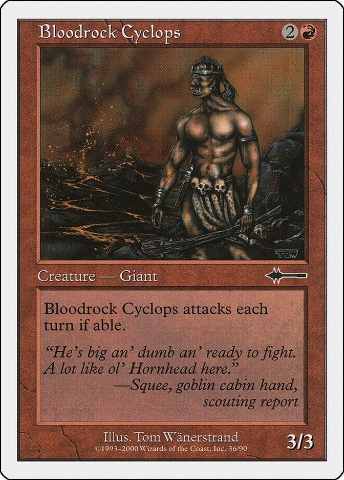 Image for Bloodrock Cyclops (36) (BTD) - Magic: The Gathering