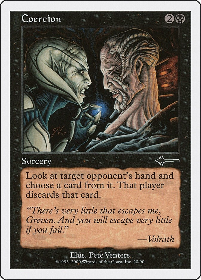 Image for Coercion (20) (BTD) - Magic: The Gathering