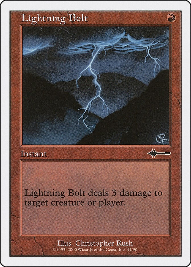 Image for Lightning Bolt (41) (BTD) - Magic: The Gathering