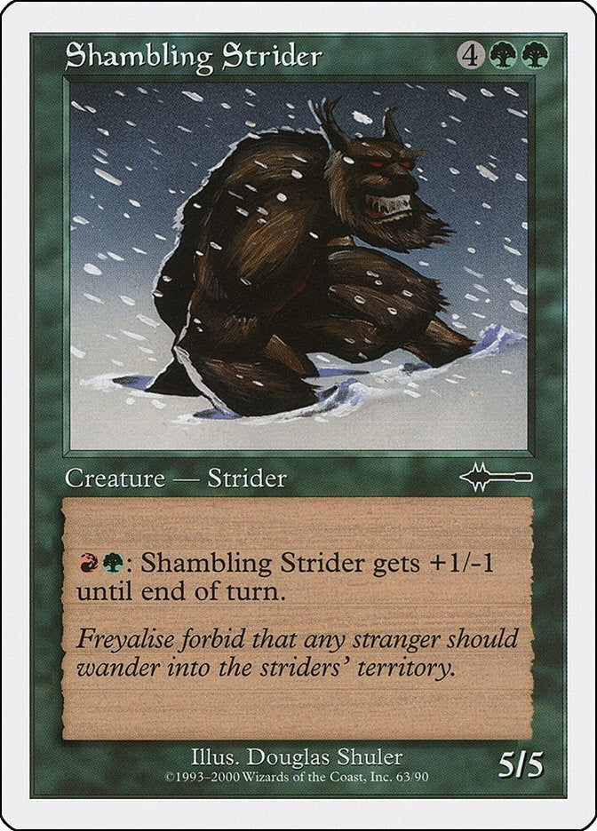 Image for Shambling Strider (63) (BTD) - Magic: The Gathering