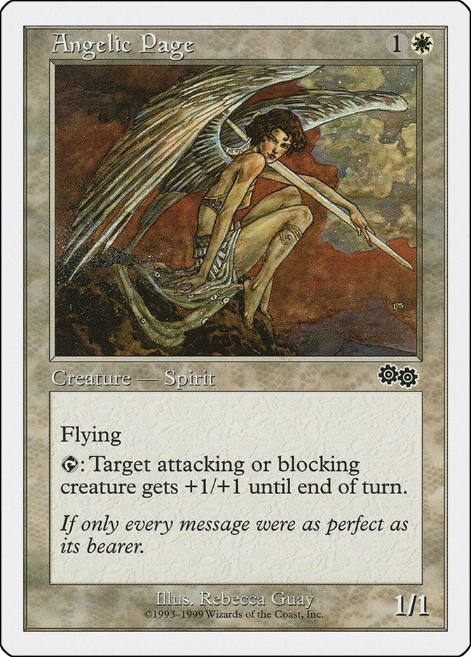 Image for Angelic Page (BRB) - Magic: The Gathering