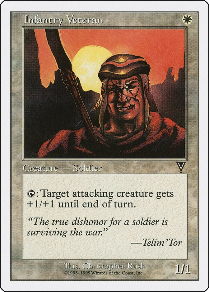 Image for Infantry Veteran (BRB) - Magic: The Gathering